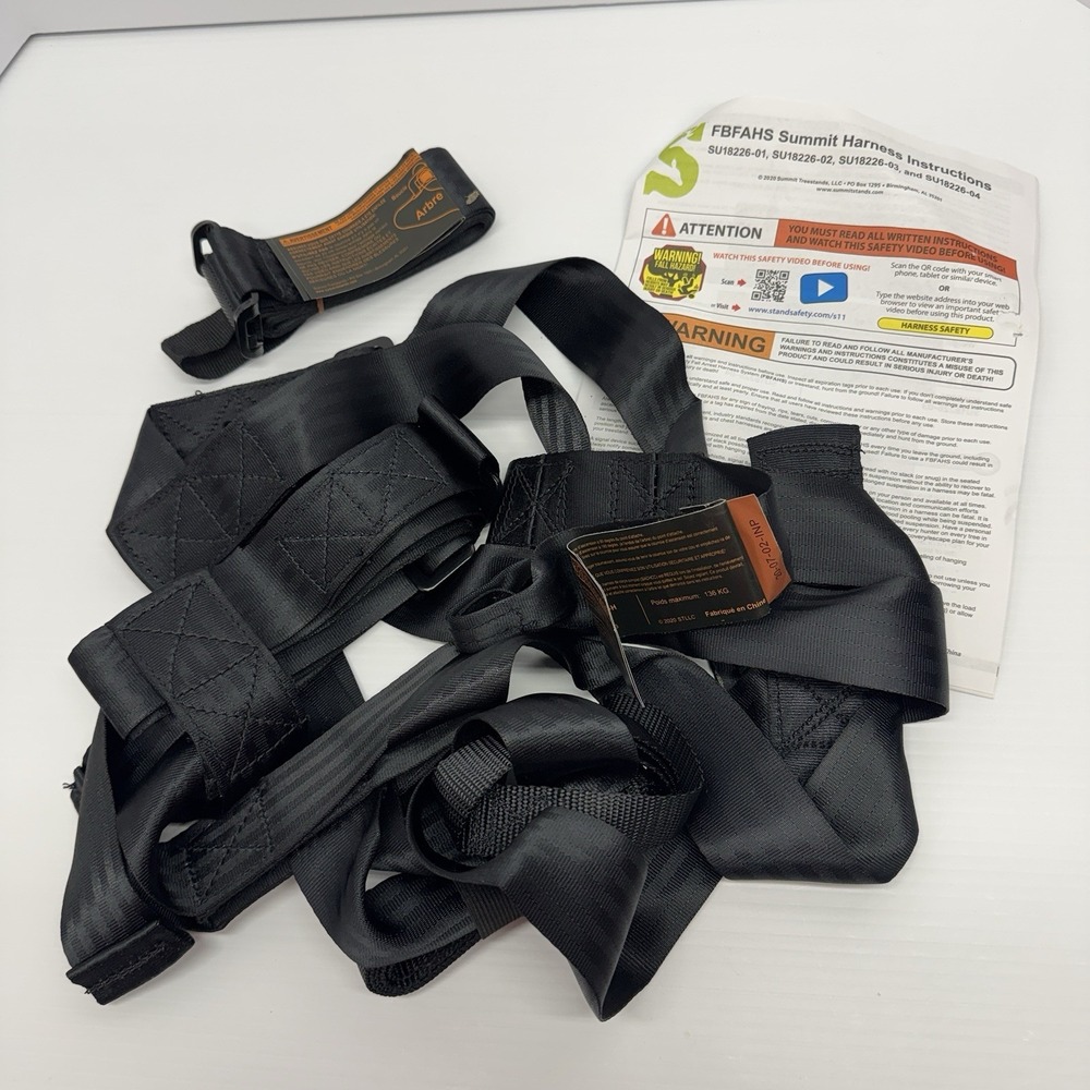 Summit Treestands FBFAHS Safety Harness SU18226-02 Fall Arrest System New 2024
